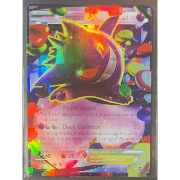 2014 Phantom Forces Gengar EX Holo Ultra Rare FA #114/119