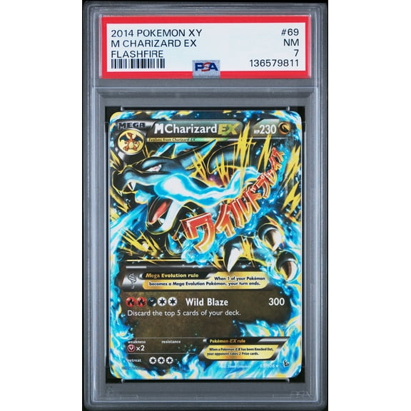 2014 Pokemon Xy Flashfire M Charizard EX Flashfire PSA 7 #69