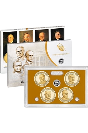 2014 Presidential Dollar Proof Set - U.S. Mint 4-Coin Set in OGP with COA