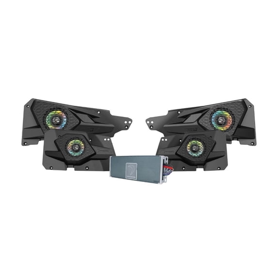 2014+ RZR 2DR / 4DR Power Sports Speaker with Waterproof Amplifier - MSRZRKM14