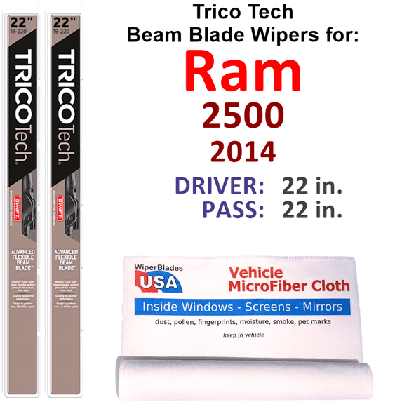 2014 Ram 2500 Beam Blade Wipers (Set of 2)