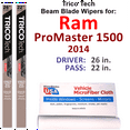 thumbnail image 1 of 2014 Ram ProMaster 1500 Beam Blade Wipers (Set of 2), 1 of 3