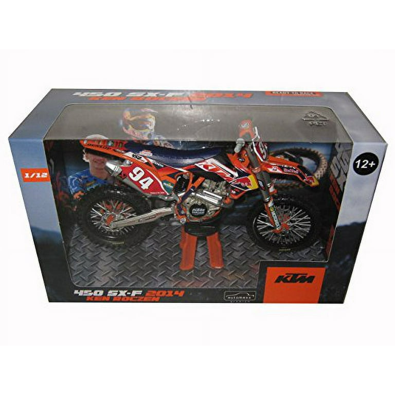 2014 Red Bull KTM 450 SX-F Ken Roczen #94 Dirt Motorcycle Model 1/12 by  Automaxx 600065