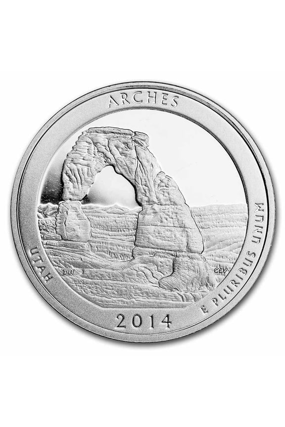 2014-S ATB Quarter Arches National Historical Proof (Silver)