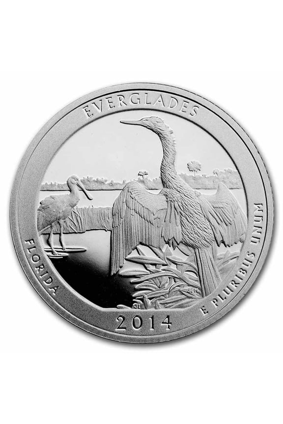 2014-S ATB Quarter Everglades National Proof (Silver)