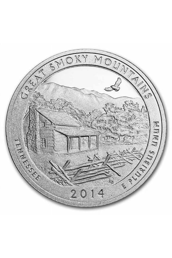 2014-S ATB Quarter Great Smoky Mountains National Proof (Silver)