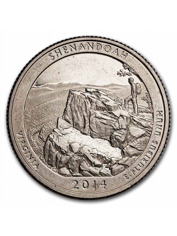 2014-S ATB Quarter Shenandoah National Park Proof