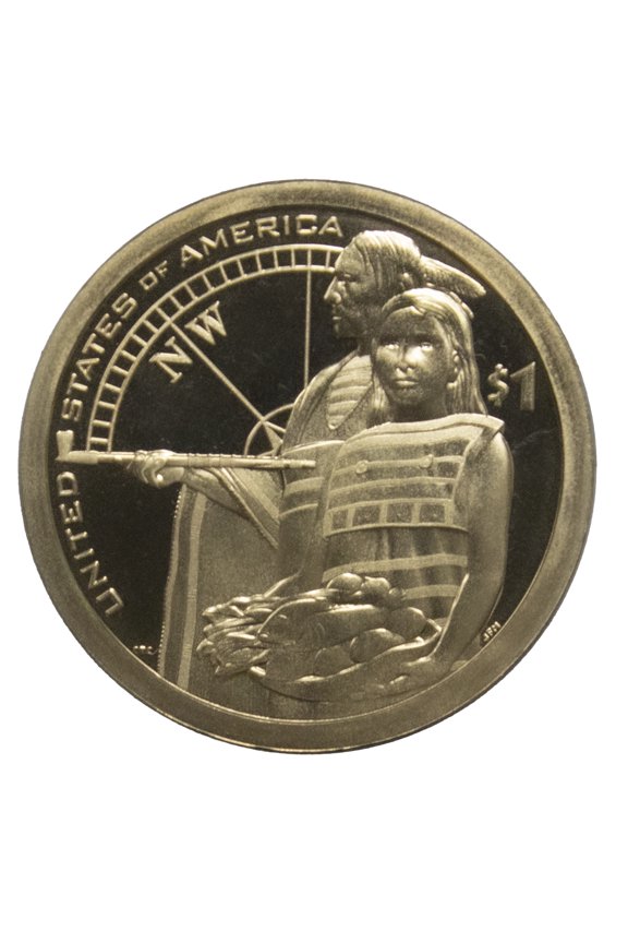 2014-S Native American Dollar Gem Deep Cameo Proof - Lewis and Clark Hospitality