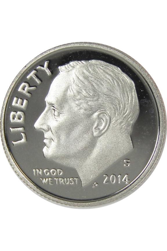 2014 S Roosevelt Dime Choice Proof Clad 10c Coin