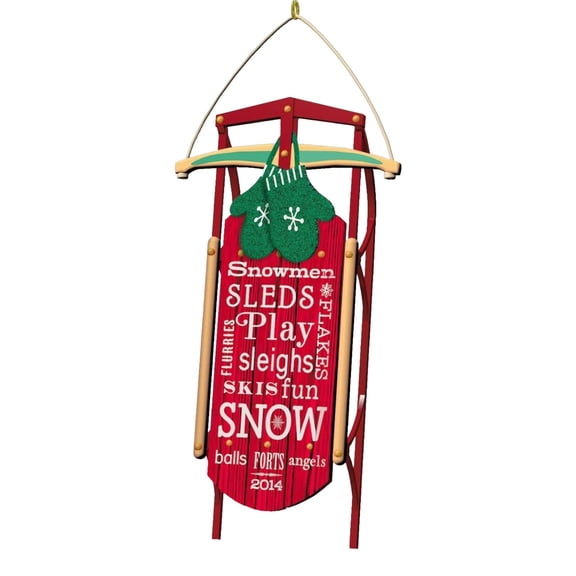2014 Snow Much Fun! Hallmark Keepsake Christmas Tree Ornament - QGO1563