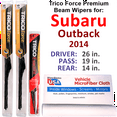 thumbnail image 1 of 2014 Subaru Outback Performance Beam Wipers (Set of 3) w/Rear Wiper, 1 of 3