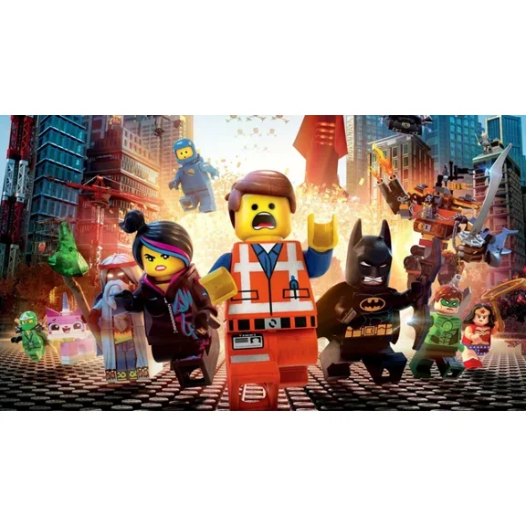 2014 The Lego Movie Poster Emmet Wyldstyle Lord Business Vitruvius Batman UNFRAMED PAPER POSTER
