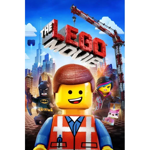 2014 The Lego Movie Poster Emmet Wyldstyle Lord Business Vitruvius Batman UNFRAMED PAPER POSTER