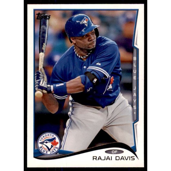 2014 Topps #165 Rajai Davis NM-MT Blue Jays Baseball Card Toronto Blue Jays MLB Baseball Trading Card