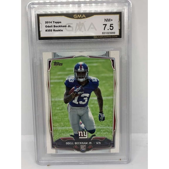 2014 Topps #355 Odell Beckham New York Giants RC Rookie Card GMA 7.5 NM+
