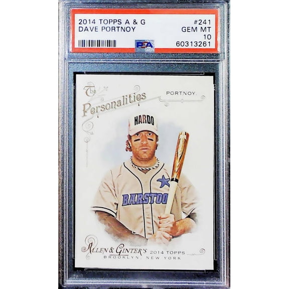 2014 Topps Allen and Ginter #241 Dave Portnoy Barstool Sports El Presidente PSA 10 GEM MINT