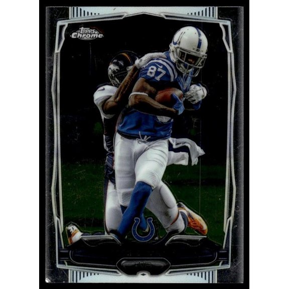 2014 Topps Chrome Mini #14 Reggie Wayne Indianapolis Colts Football Card Indianapolis Colts NFL FOOTBALL Trading Card
