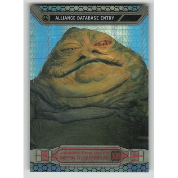 2014 Topps Chrome Star Wars Perspectives Jabba the Hutt Prizm Refractor 50R 164/199