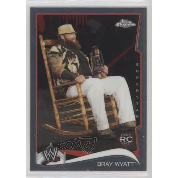 2014 Topps Chrome WWE Bray Wyatt #6 [Base] Rookie Base Set WWE WWE Wrestling Trading Card