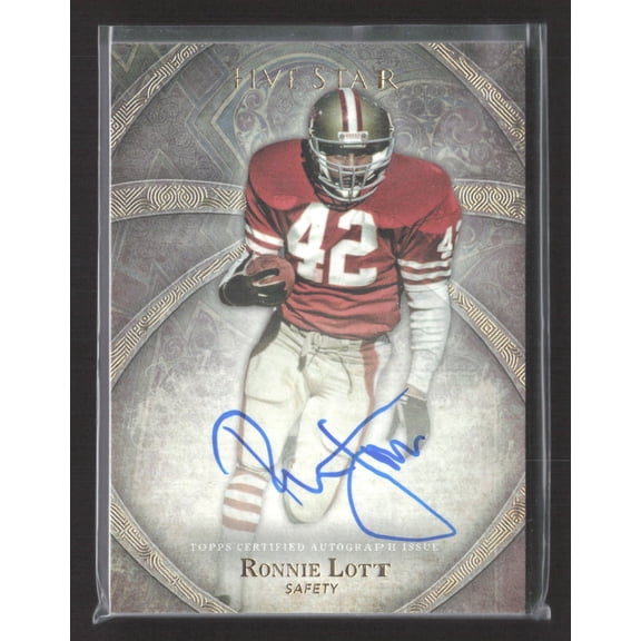 2014 Topps Five Star Ronnie Lott #FSA-RL