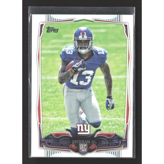 2014 Topps Odell Beckham Jr. #355 RC New York Giants Football Card Excellent