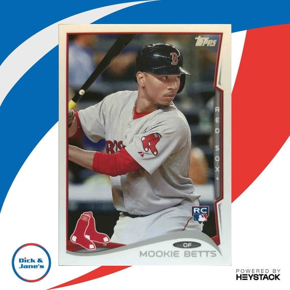 2014 Topps Update Mookie Betts #US-26a RC Boston Red Sox Rookie Card DJ1