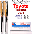 thumbnail image 1 of 2014 Toyota Tacoma Performance Beam Wipers (Set of 2), 1 of 3