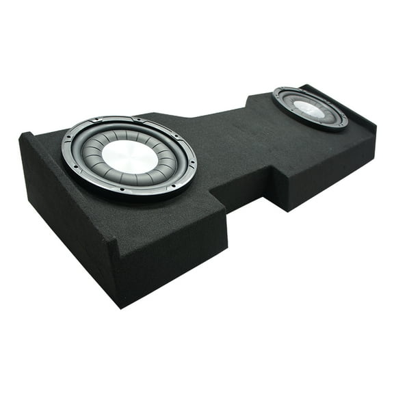 2014-2018 Chevy Silverado Crew Cab Harmony HA-F124 Dual 12" Custom Sub Box 2 Ohm