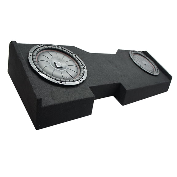 2014 - 2018 Chevy Silverado Crew Cab Kicker CompVT CVT12 Dual 12" Sub Box 2 Ohm