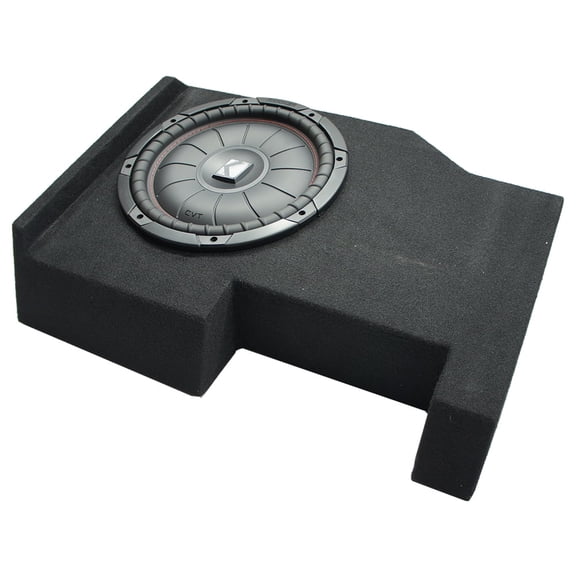 2014 - 2018 Chevy Silverado Crew Cab Kicker CompVT CVT12 Single 12 Sub Box 2 Ohm