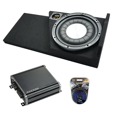2014-2018 Chevy Silverado Double Cab Harmony HA-F104 Single 10 Sub Box CXA400.1