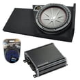 thumbnail image 1 of 2014 - 2018 Chevy Silverado Double Cab Kicker CWR10 Single 10 Sub Box CXA800.1, 1 of 4