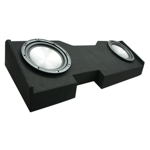 2014 - 2018 GMC Sierra Crew Cab Harmony HA-A122 Dual 12" Custom Sub Box 2 Ohm