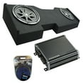 thumbnail image 1 of 2014 - 2018 GMC Sierra Crew Cab Kicker Comp C12 Dual 12" Sub Box CXA800.1 Amp, 1 of 5