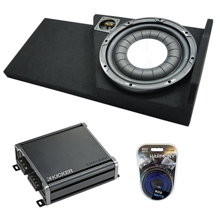 2014 - 2018 GMC Sierra Double Cab Harmony HA-F104 Single 10 Sub Box CXA400.1