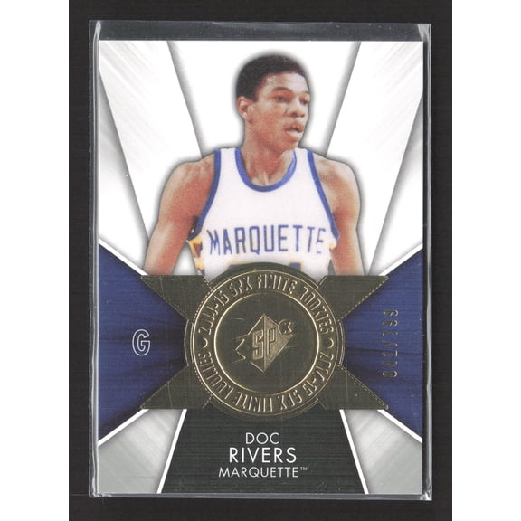 2014 Upper Deck SPx Finite Legends Doc Rivers Marquette Golden Eagles #F-RI Basketball Card
