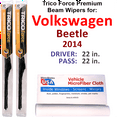 thumbnail image 1 of 2014 Volkswagen Beetle Performance Beam Wipers (Set of 2), 1 of 3