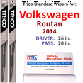 thumbnail image 1 of 2014 Volkswagen Routan Wiper Blades (Set of 2), 1 of 3
