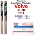 thumbnail image 1 of 2014 Volvo XC70 Beam Blade Wipers (Set of 2), 1 of 4