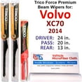thumbnail image 1 of 2014 Volvo XC70 Performance Beam Wipers (Set of 3) w/Rear Wiper, 1 of 4