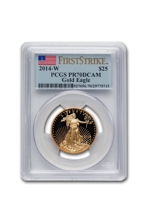 2014-W 1/2 oz Proof American Gold Eagle PR-70 PCGS (FirstStrike)