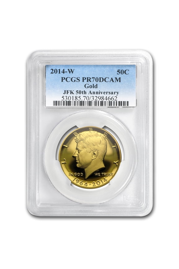 2014-W 3/4 oz Gold Kennedy 1/2 Dollar PR-70 PCGS