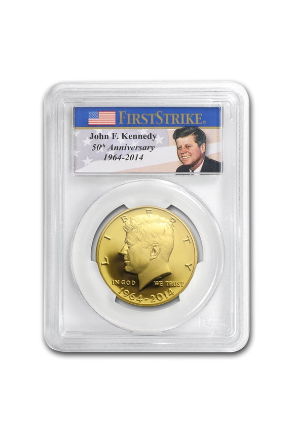 2014-W 3/4 oz Gold Kennedy Half Dollar PR-70 PCGS (FirstStrike)
