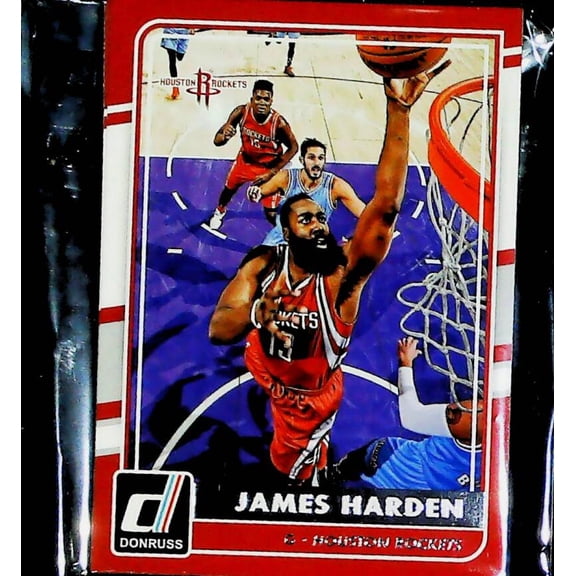 2015-16 Donruss NBA Houston Rockets Veteran Base Team Set No SP (Hand Collated) of 7 Cards: 63 Terrence Jones 73 James Harden 83 Ty Lawson 93