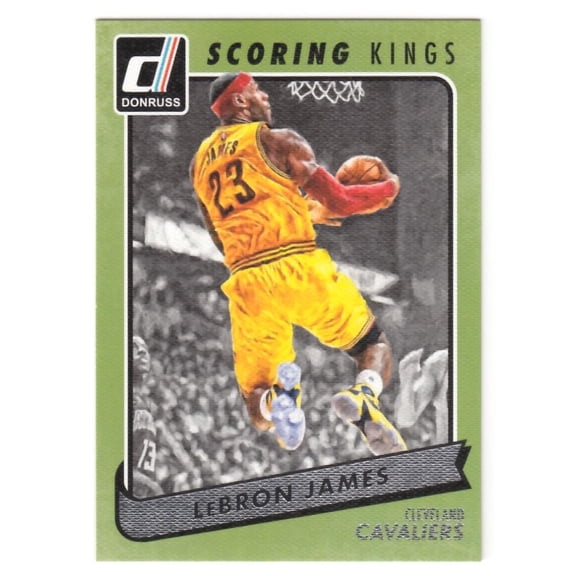2015-16 Donruss Scoring Kings #29 LeBron James NBA Basketball Trading Card Cleveland Cavaliers