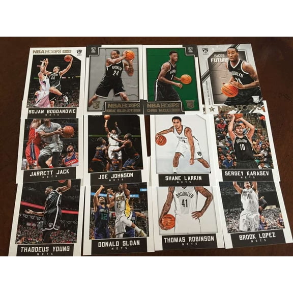 2015-16 NBA Hoops Brooklyn Nets Master Team Set w RC