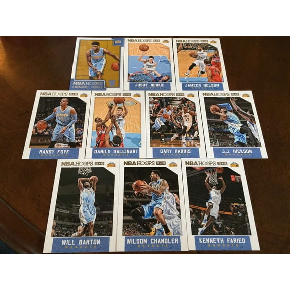 2015-16 NBA Hoops Denver Nuggets Team Set w RC