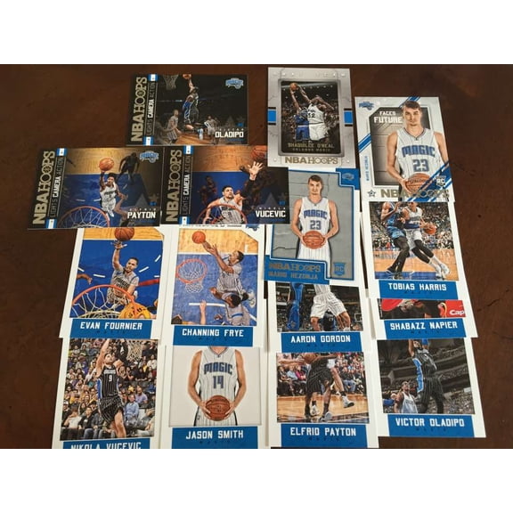2015-16 NBA Hoops Orlando Magic Master Team Set w RC