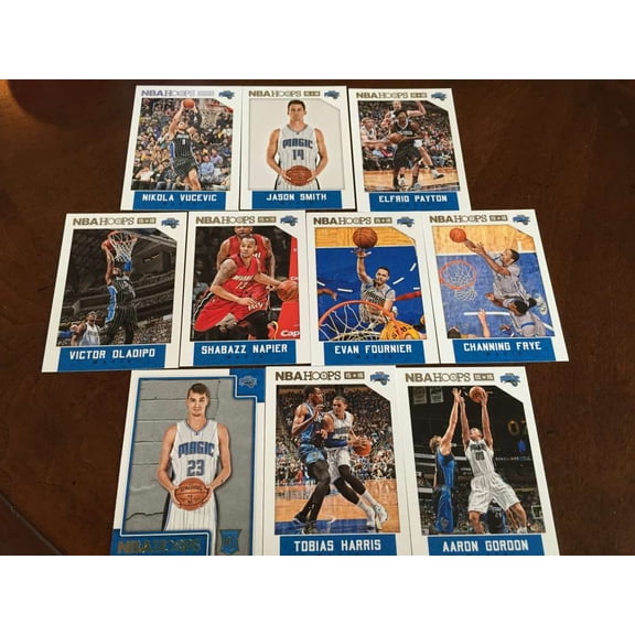 2015-16 NBA Hoops Orlando Magic Team Set w RC