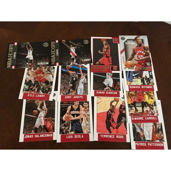 2015-16 NBA Hoops Toronto Raptors Master Team Set w RC